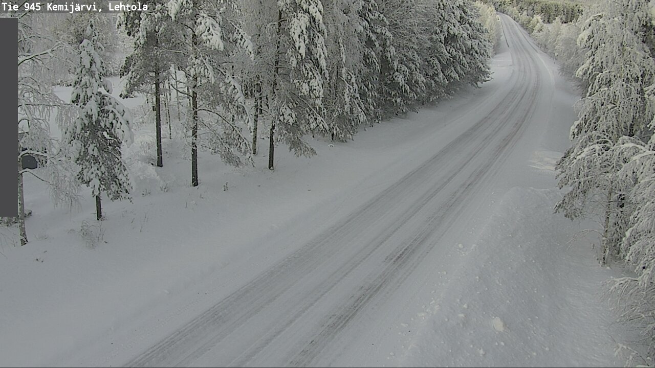 Weather Camera Image Väg 945 Kemijärvi, Lehtola, Kemijärvi, Lappi