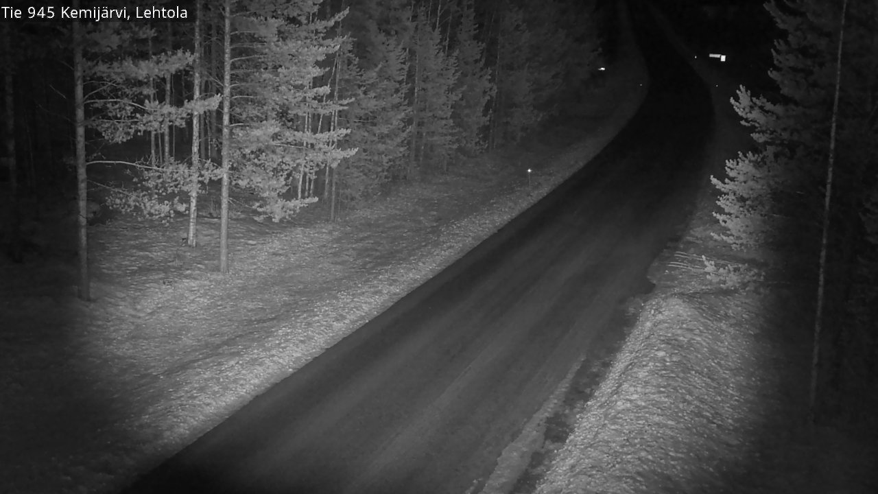 Kelikamerat Kuva Tie 945 Kemijärvi, Lehtola, Kemijärvi, Lappi