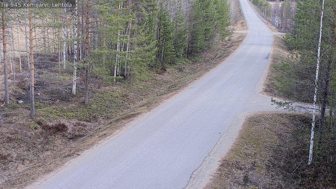 Weather Camera Image Road 945 Kemijärvi, Lehtola, Kemijärvi, Lappi