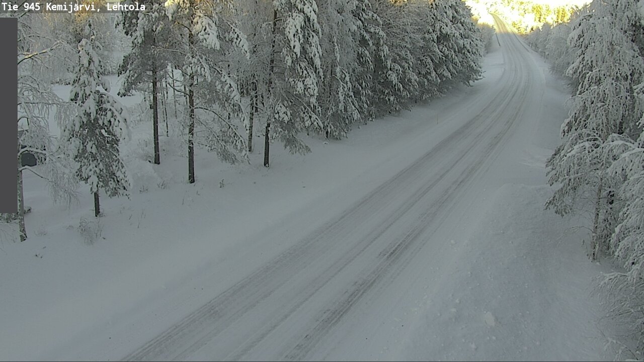 Weather Camera Image Road 945 Kemijärvi, Lehtola, Kemijärvi, Lappi