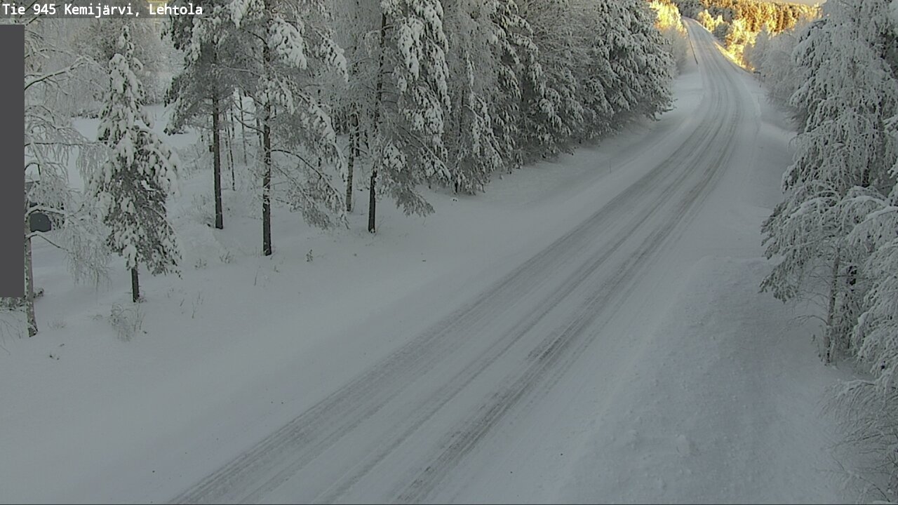 Weather Camera Image Road 945 Kemijärvi, Lehtola, Kemijärvi, Lappi