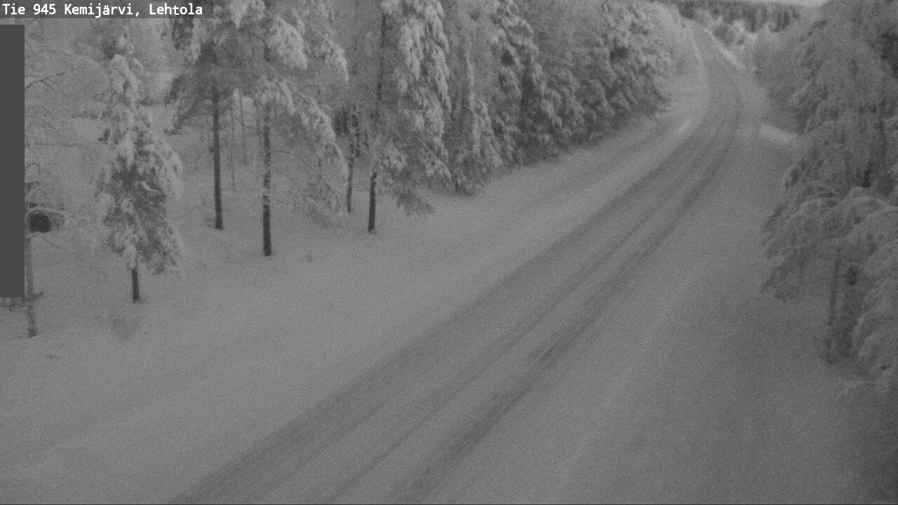 Kelikamerat Kuva Tie 945 Kemijärvi, Lehtola, Kemijärvi, Lappi