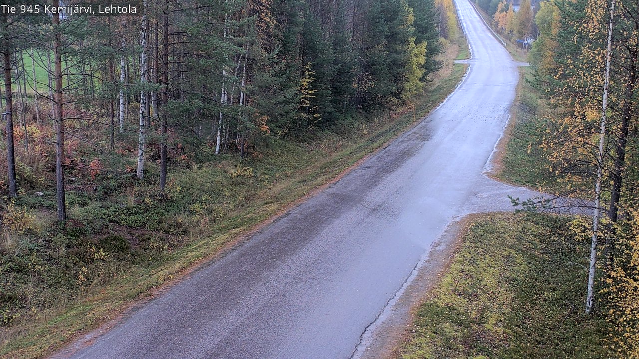 Weather Camera Image Road 945 Kemijärvi, Lehtola, Kemijärvi, Lappi