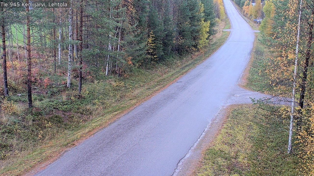 Weather Camera Image Road 945 Kemijärvi, Lehtola, Kemijärvi, Lappi