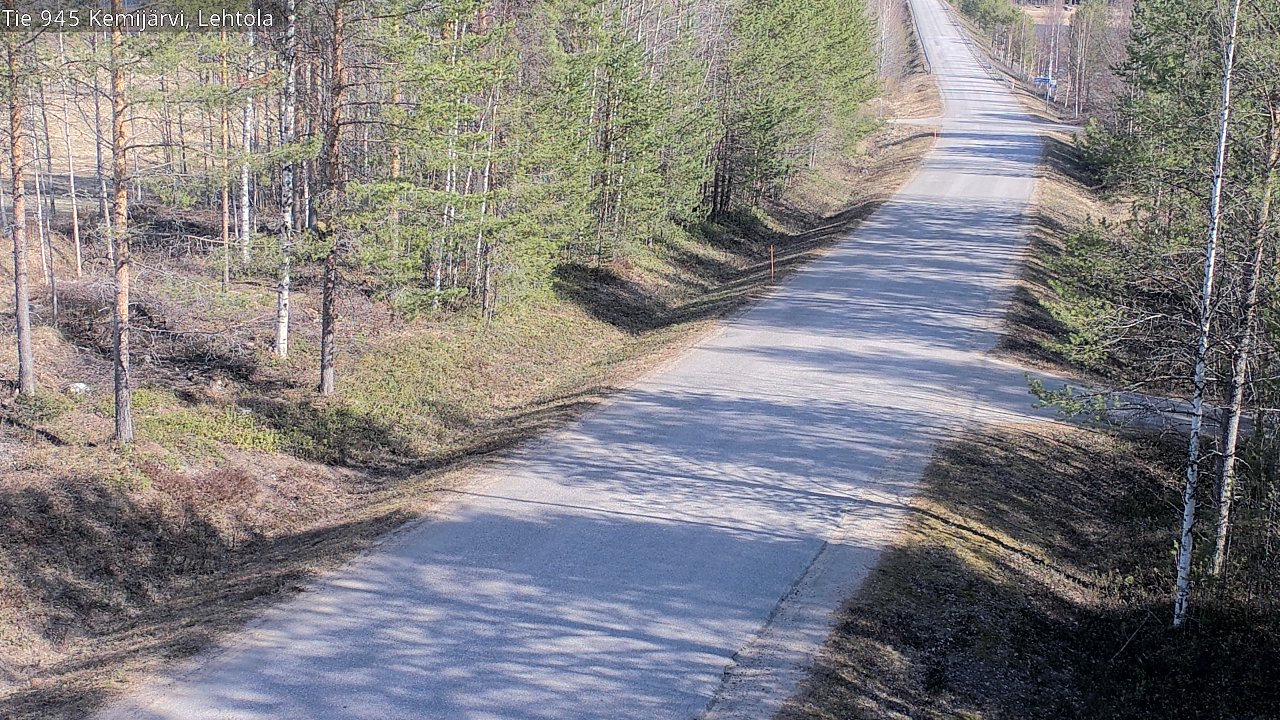 Weather Camera Image Road 945 Kemijärvi, Lehtola, Kemijärvi, Lappi