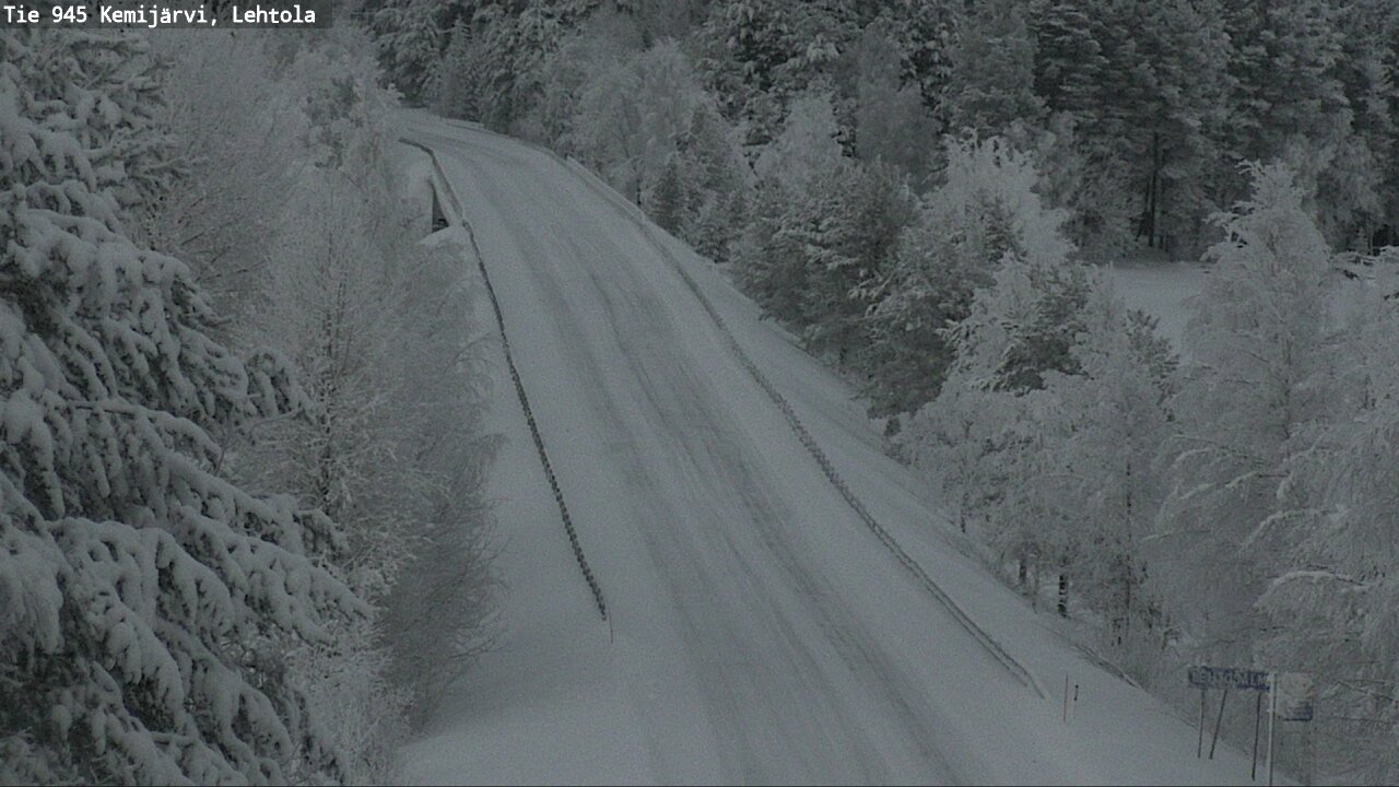 Kelikamerat Kuva Tie 945 Kemijärvi, Lehtola, Kemijärvi, Lappi