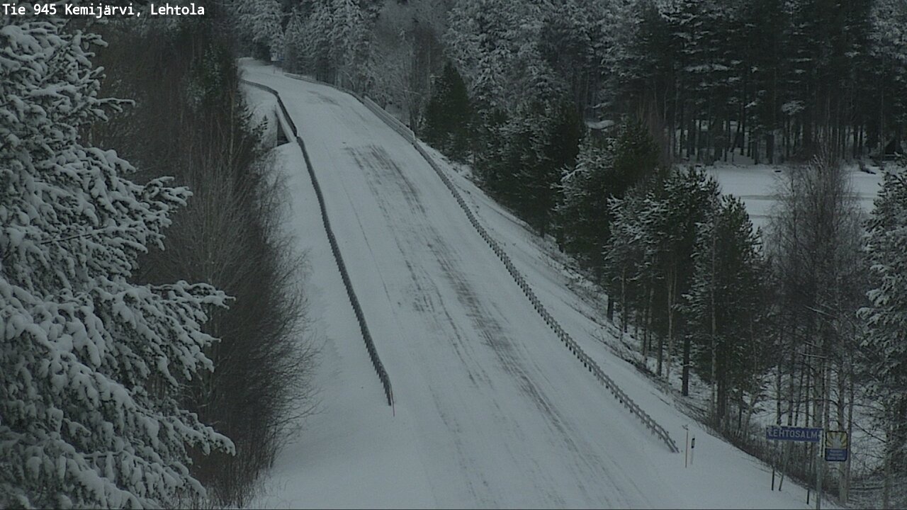 Kelikamerat Kuva Tie 945 Kemijärvi, Lehtola, Kemijärvi, Lappi