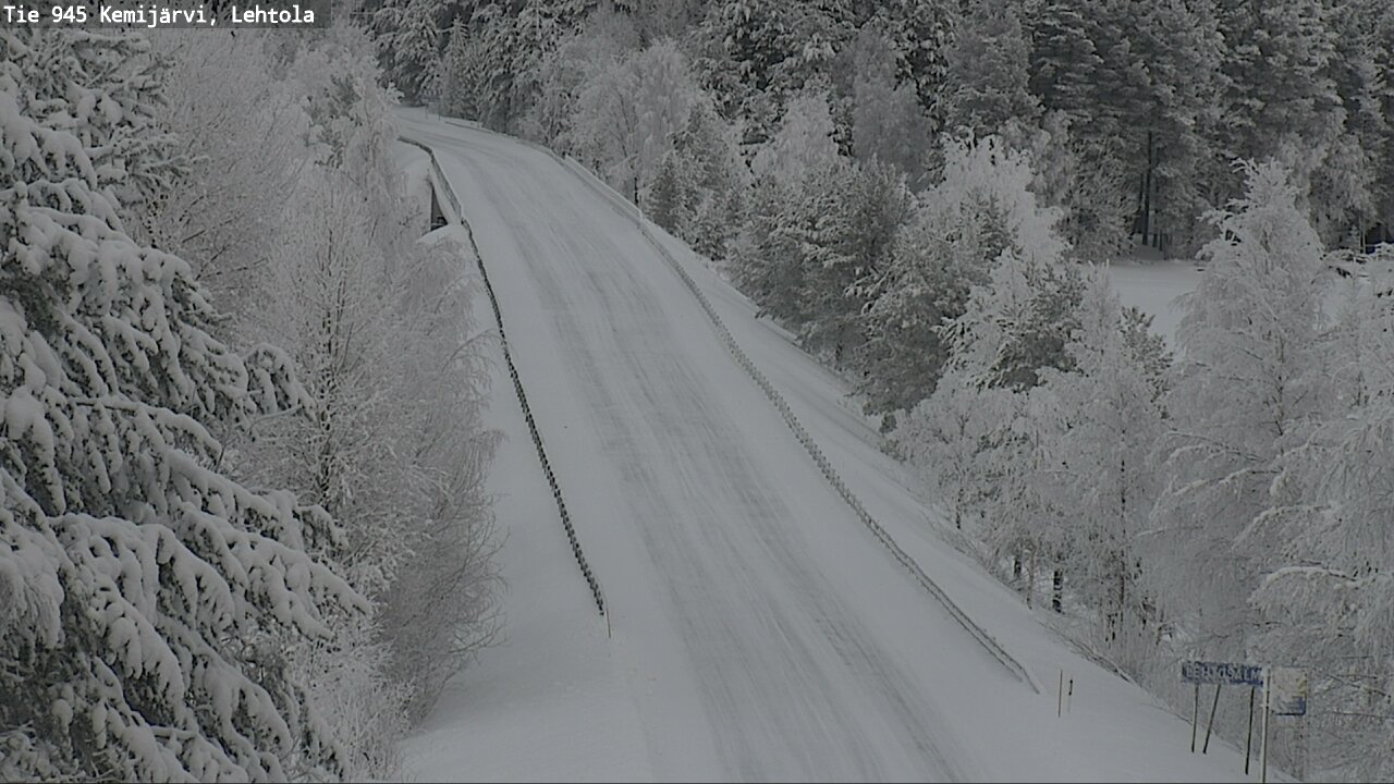 Kelikamerat Kuva Tie 945 Kemijärvi, Lehtola, Kemijärvi, Lappi