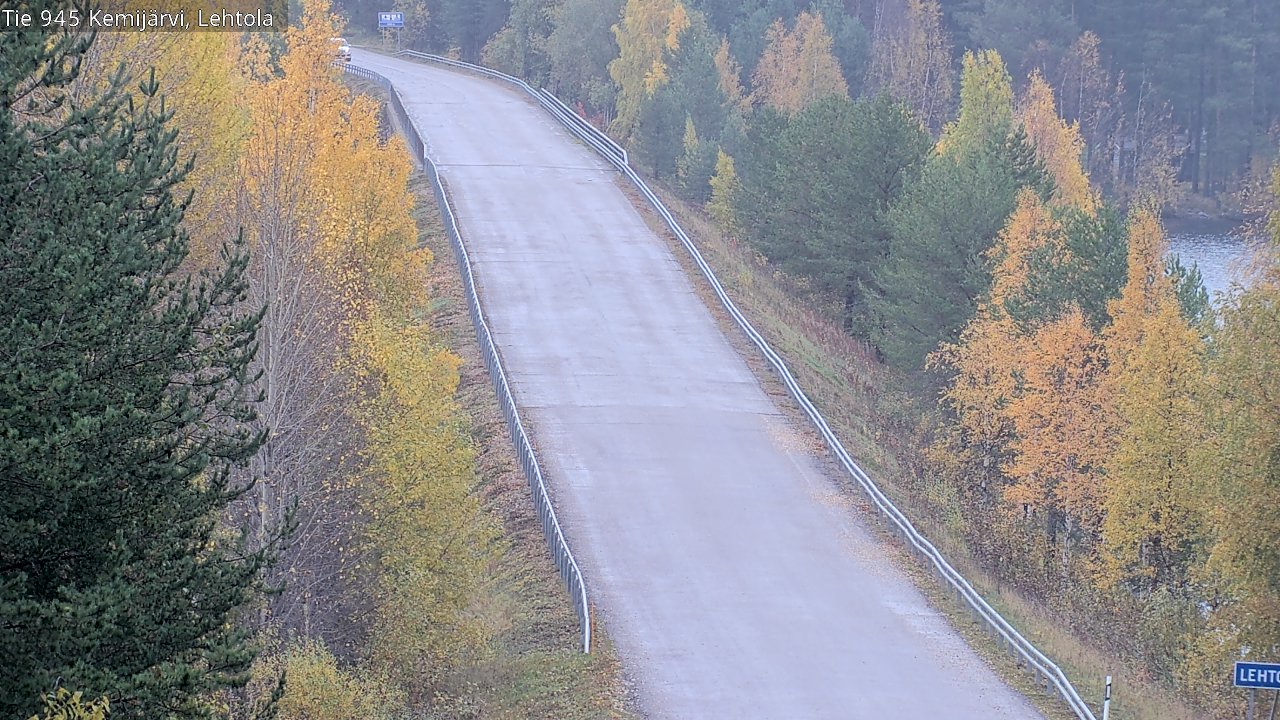 Weather Camera Image Road 945 Kemijärvi, Lehtola, Kemijärvi, Lappi