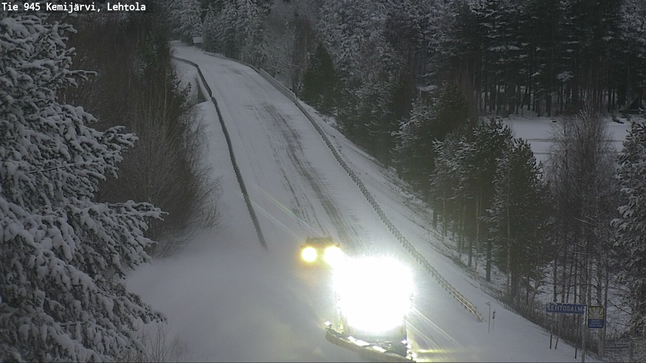 Kelikamerat Kuva Tie 945 Kemijärvi, Lehtola, Kemijärvi, Lappi