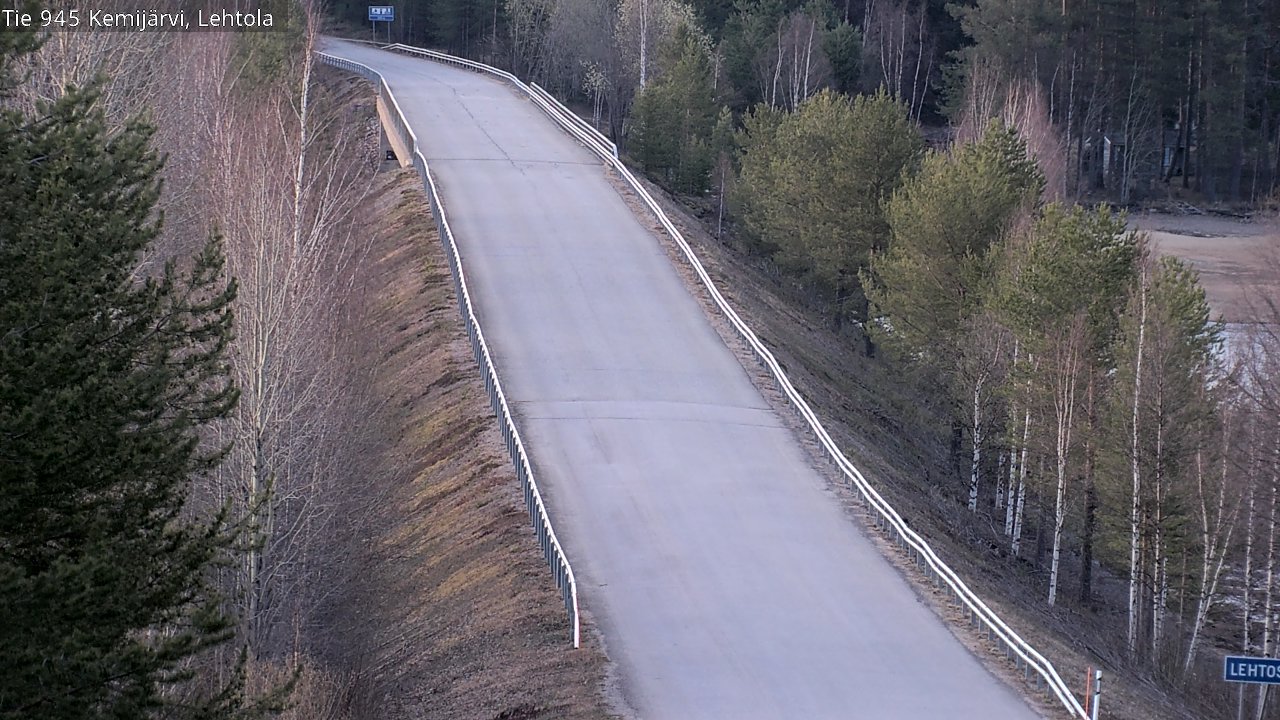 Kelikamerat Kuva Tie 945 Kemijärvi, Lehtola, Kemijärvi, Lappi