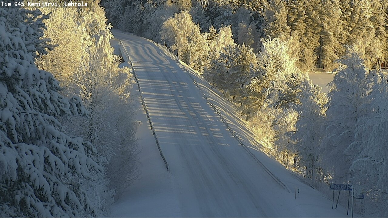 Kelikamerat Kuva Tie 945 Kemijärvi, Lehtola, Kemijärvi, Lappi