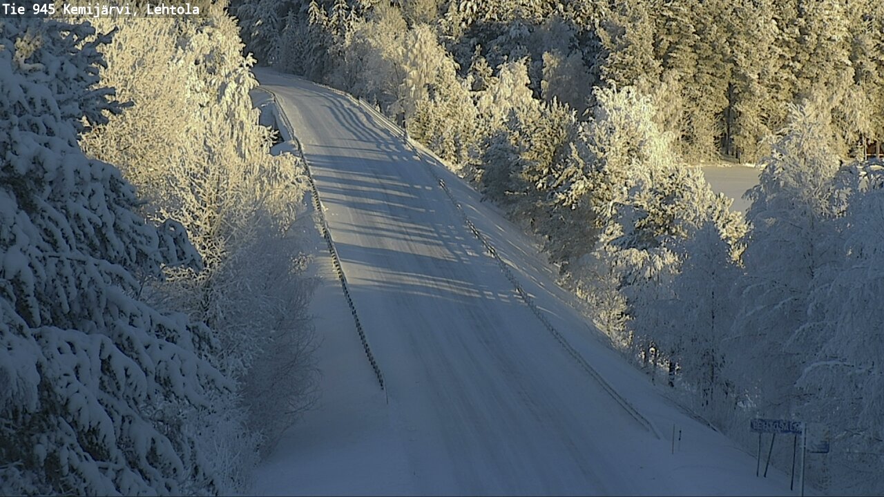 Weather Camera Image Road 945 Kemijärvi, Lehtola, Kemijärvi, Lappi