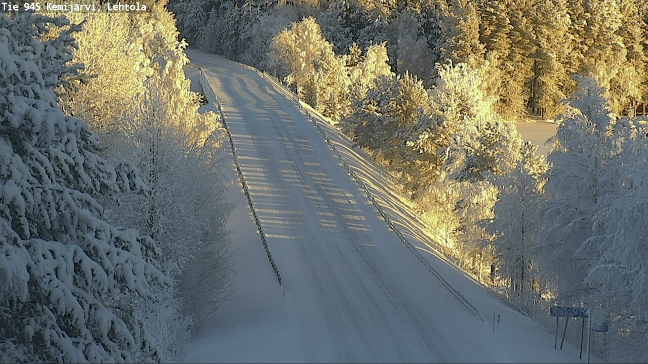 Kelikamerat Kuva Tie 945 Kemijärvi, Lehtola, Kemijärvi, Lappi