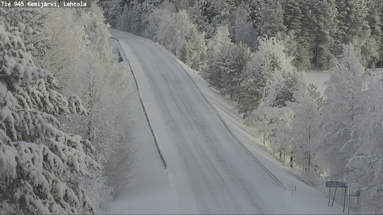 Kelikamerat Kuva Tie 945 Kemijärvi, Lehtola, Kemijärvi, Lappi