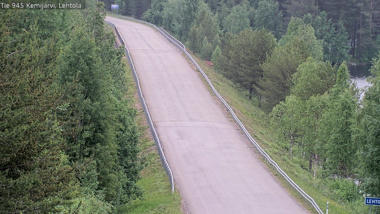 Kelikamerat Kuva Tie 945 Kemijärvi, Lehtola, Kemijärvi, Lappi