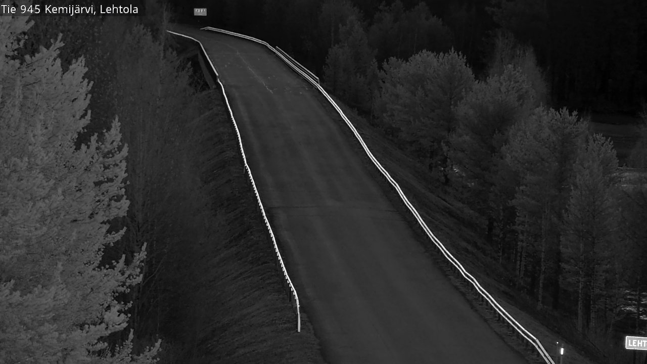 Weather Camera Image Road 945 Kemijärvi, Lehtola, Kemijärvi, Lappi