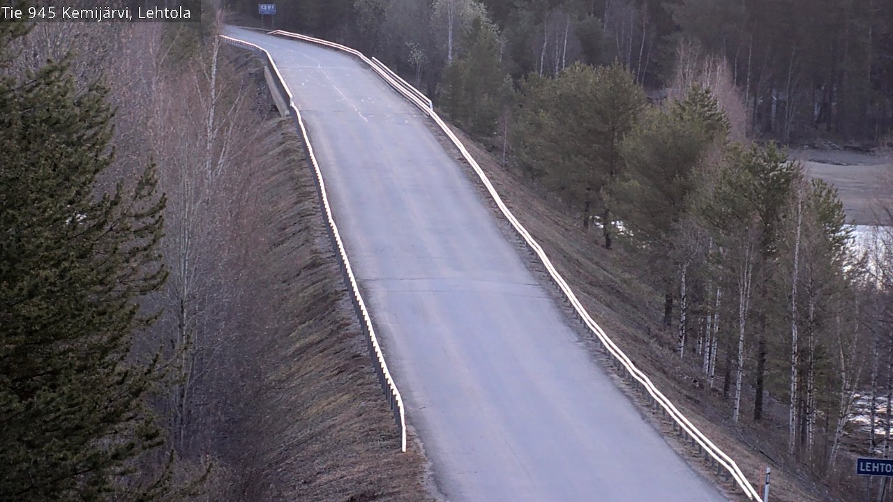 Weather Camera Image Road 945 Kemijärvi, Lehtola, Kemijärvi, Lappi