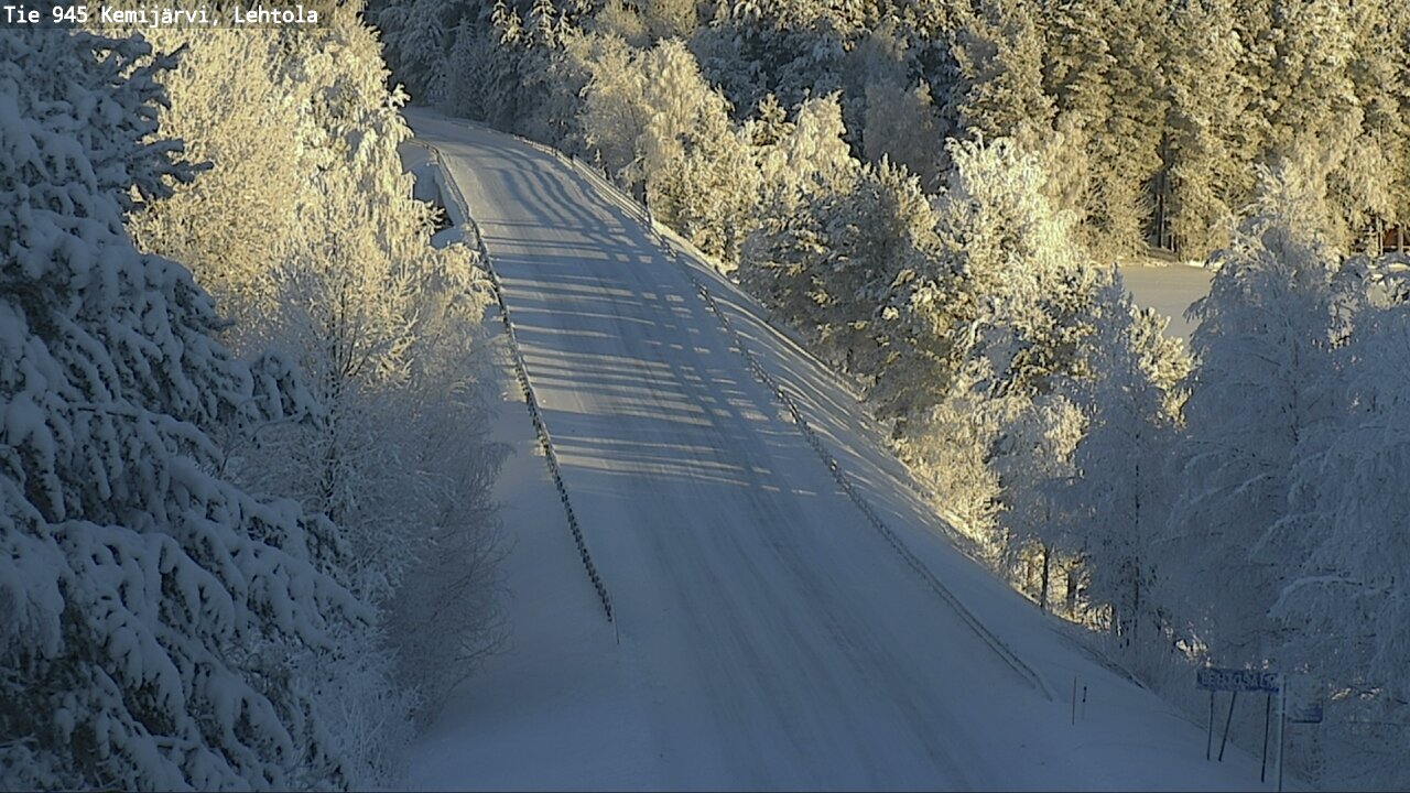 Weather Camera Image Road 945 Kemijärvi, Lehtola, Kemijärvi, Lappi