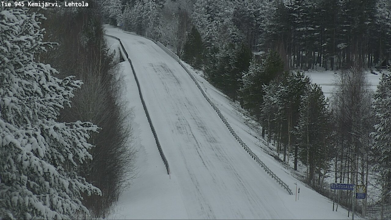 Kelikamerat Kuva Tie 945 Kemijärvi, Lehtola, Kemijärvi, Lappi