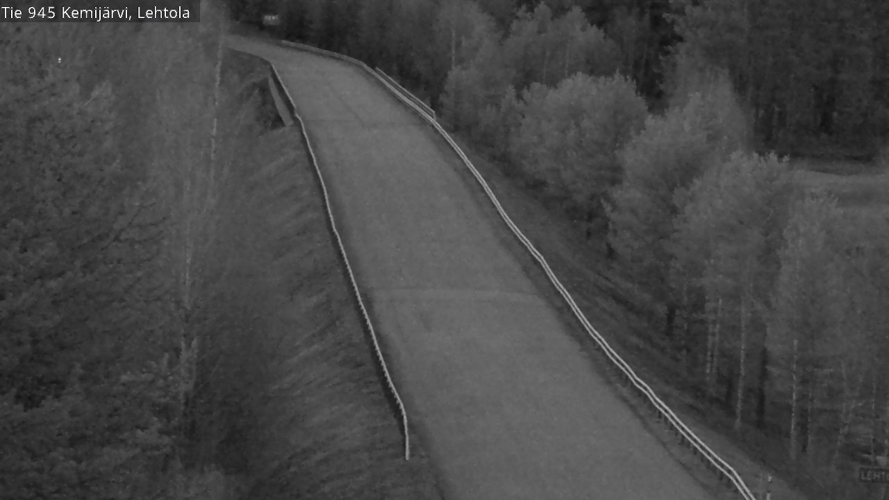 Weather Camera Image Väg 945 Kemijärvi, Lehtola, Kemijärvi, Lappi