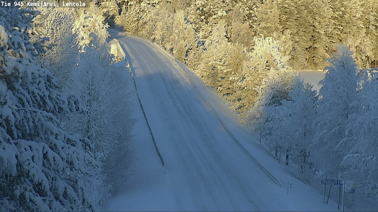 Weather Camera Image Road 945 Kemijärvi, Lehtola, Kemijärvi, Lappi