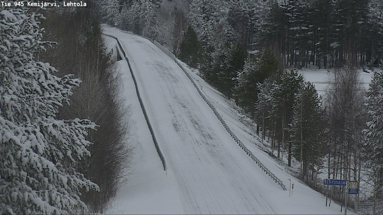 Kelikamerat Kuva Tie 945 Kemijärvi, Lehtola, Kemijärvi, Lappi