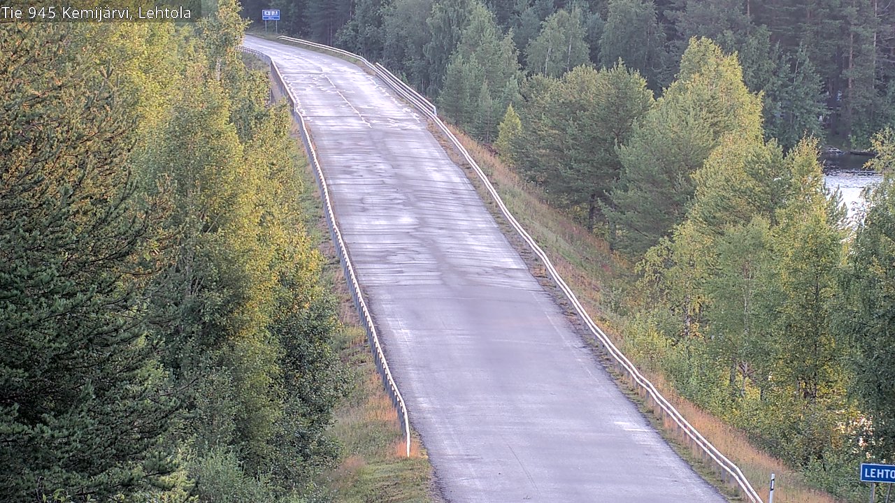 Weather Camera Image Road 945 Kemijärvi, Lehtola, Kemijärvi, Lappi