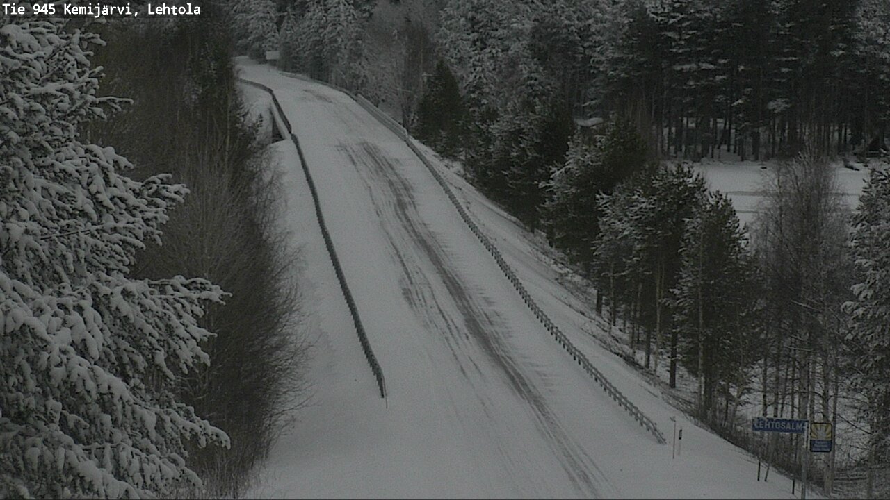 Kelikamerat Kuva Tie 945 Kemijärvi, Lehtola, Kemijärvi, Lappi