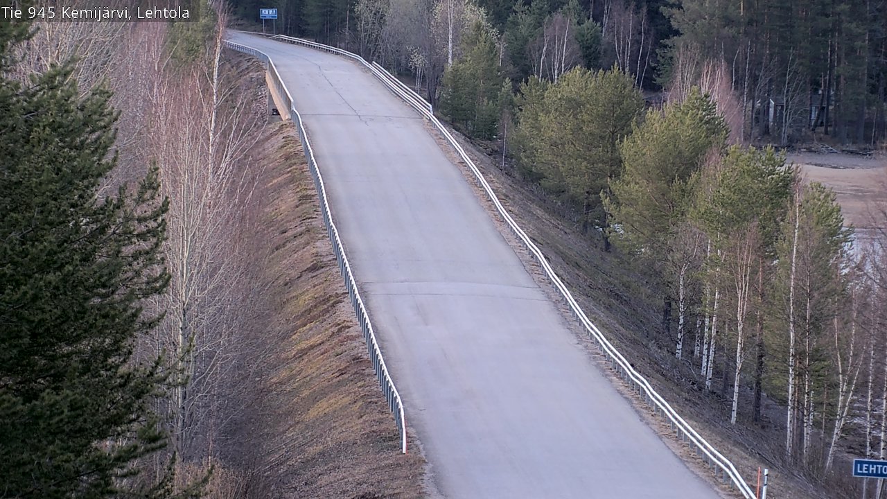 Kelikamerat Kuva Tie 945 Kemijärvi, Lehtola, Kemijärvi, Lappi