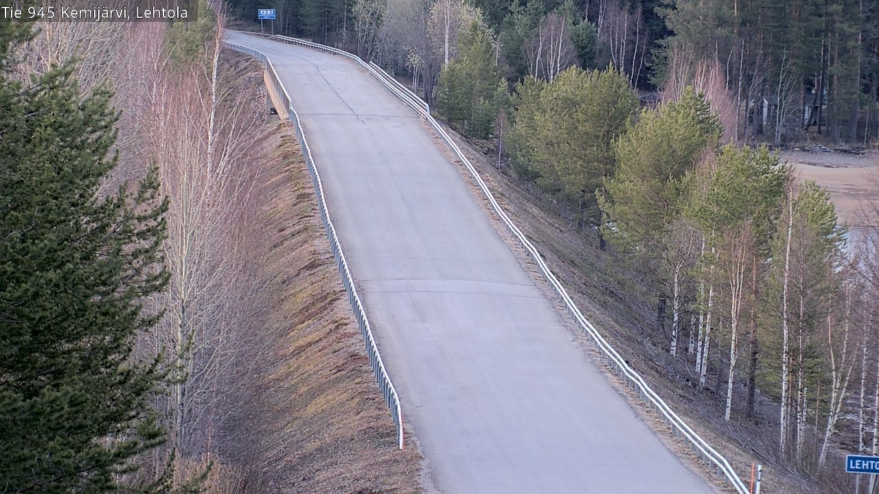 Kelikamerat Kuva Tie 945 Kemijärvi, Lehtola, Kemijärvi, Lappi