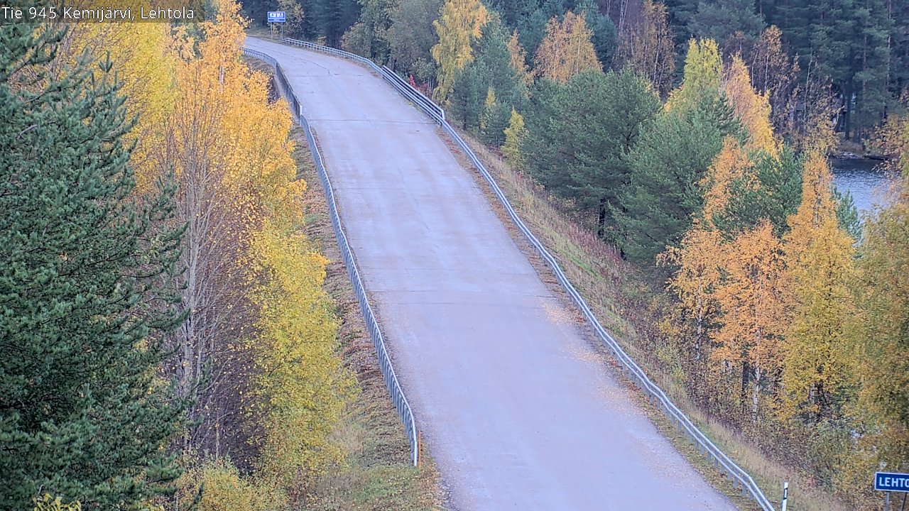 Weather Camera Image Road 945 Kemijärvi, Lehtola, Kemijärvi, Lappi