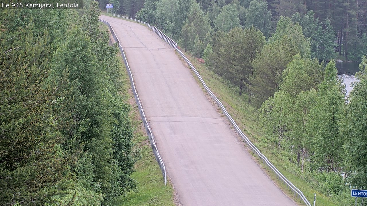 Kelikamerat Kuva Tie 945 Kemijärvi, Lehtola, Kemijärvi, Lappi
