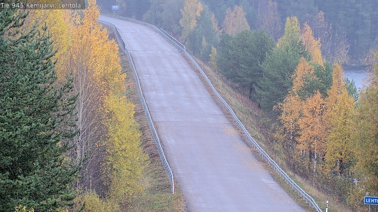 Weather Camera Image Road 945 Kemijärvi, Lehtola, Kemijärvi, Lappi