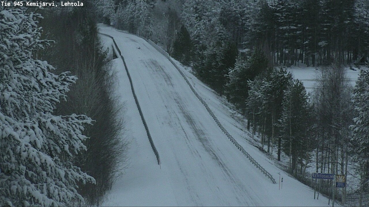 Kelikamerat Kuva Tie 945 Kemijärvi, Lehtola, Kemijärvi, Lappi