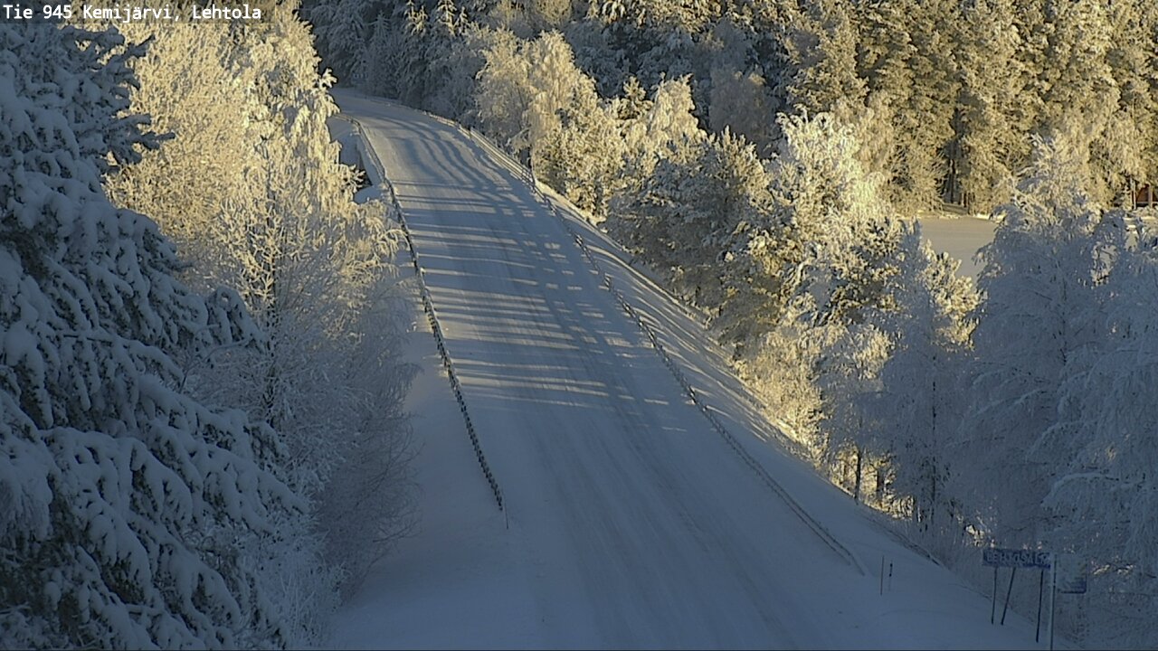 Weather Camera Image Road 945 Kemijärvi, Lehtola, Kemijärvi, Lappi