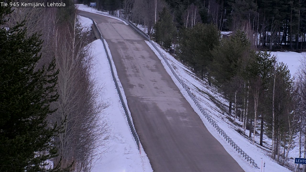 Kelikamerat Kuva Tie 945 Kemijärvi, Lehtola, Kemijärvi, Lappi
