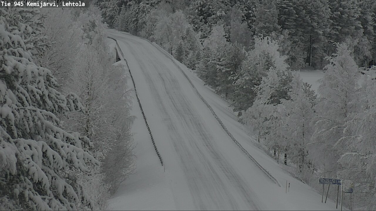 Kelikamerat Kuva Tie 945 Kemijärvi, Lehtola, Kemijärvi, Lappi