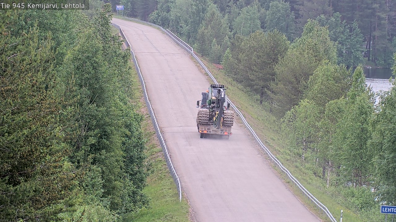 Kelikamerat Kuva Tie 945 Kemijärvi, Lehtola, Kemijärvi, Lappi
