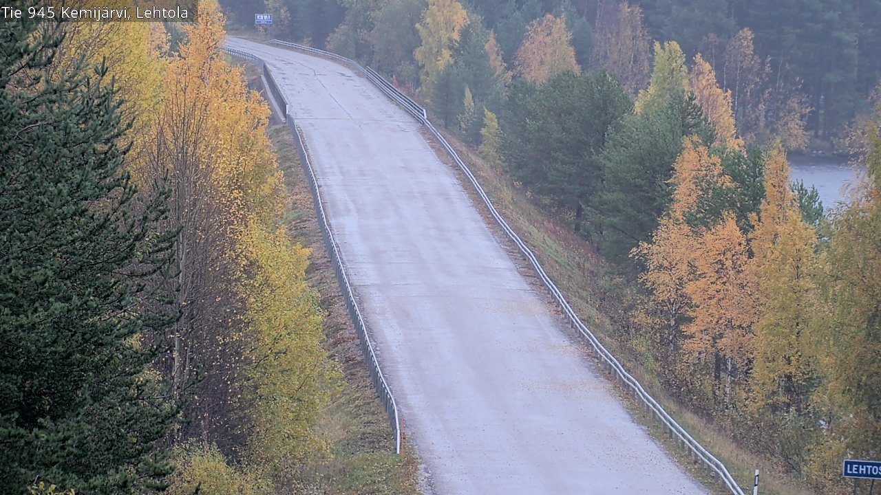 Weather Camera Image Road 945 Kemijärvi, Lehtola, Kemijärvi, Lappi