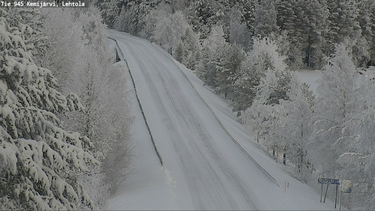 Kelikamerat Kuva Tie 945 Kemijärvi, Lehtola, Kemijärvi, Lappi
