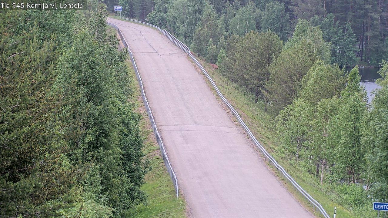 Kelikamerat Kuva Tie 945 Kemijärvi, Lehtola, Kemijärvi, Lappi
