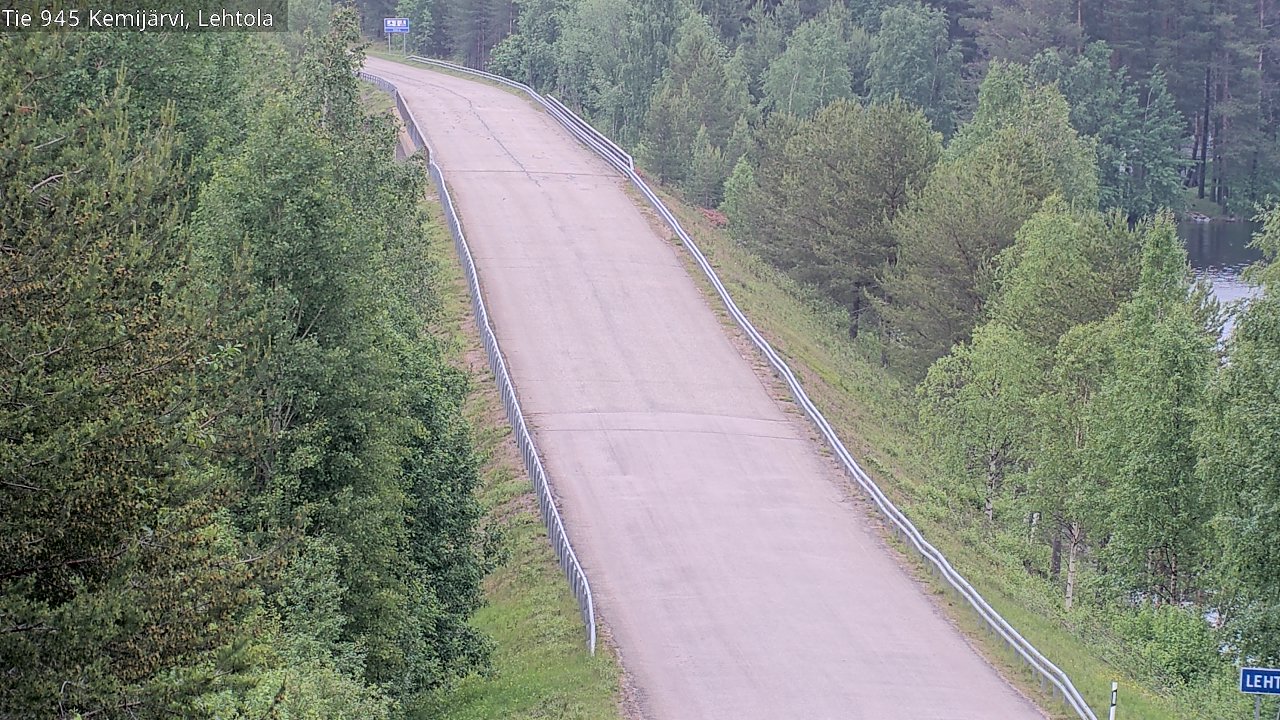 Kelikamerat Kuva Tie 945 Kemijärvi, Lehtola, Kemijärvi, Lappi