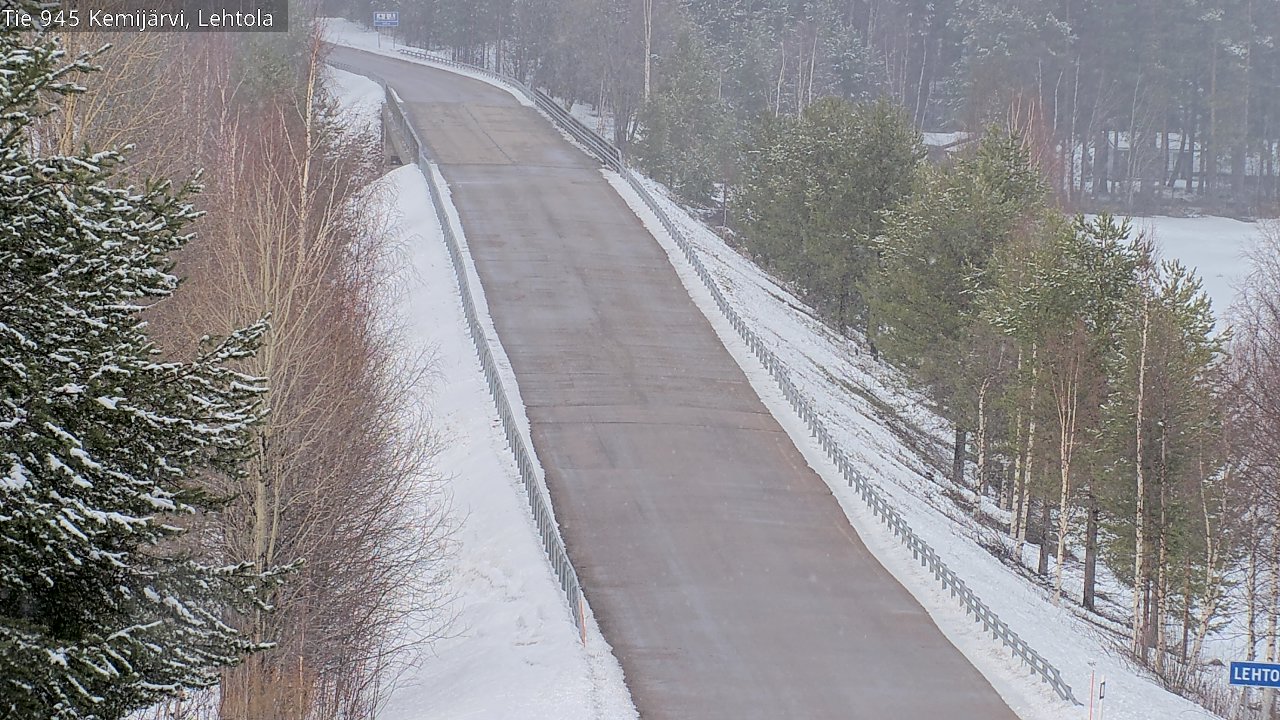 Kelikamerat Kuva Tie 945 Kemijärvi, Lehtola, Kemijärvi, Lappi