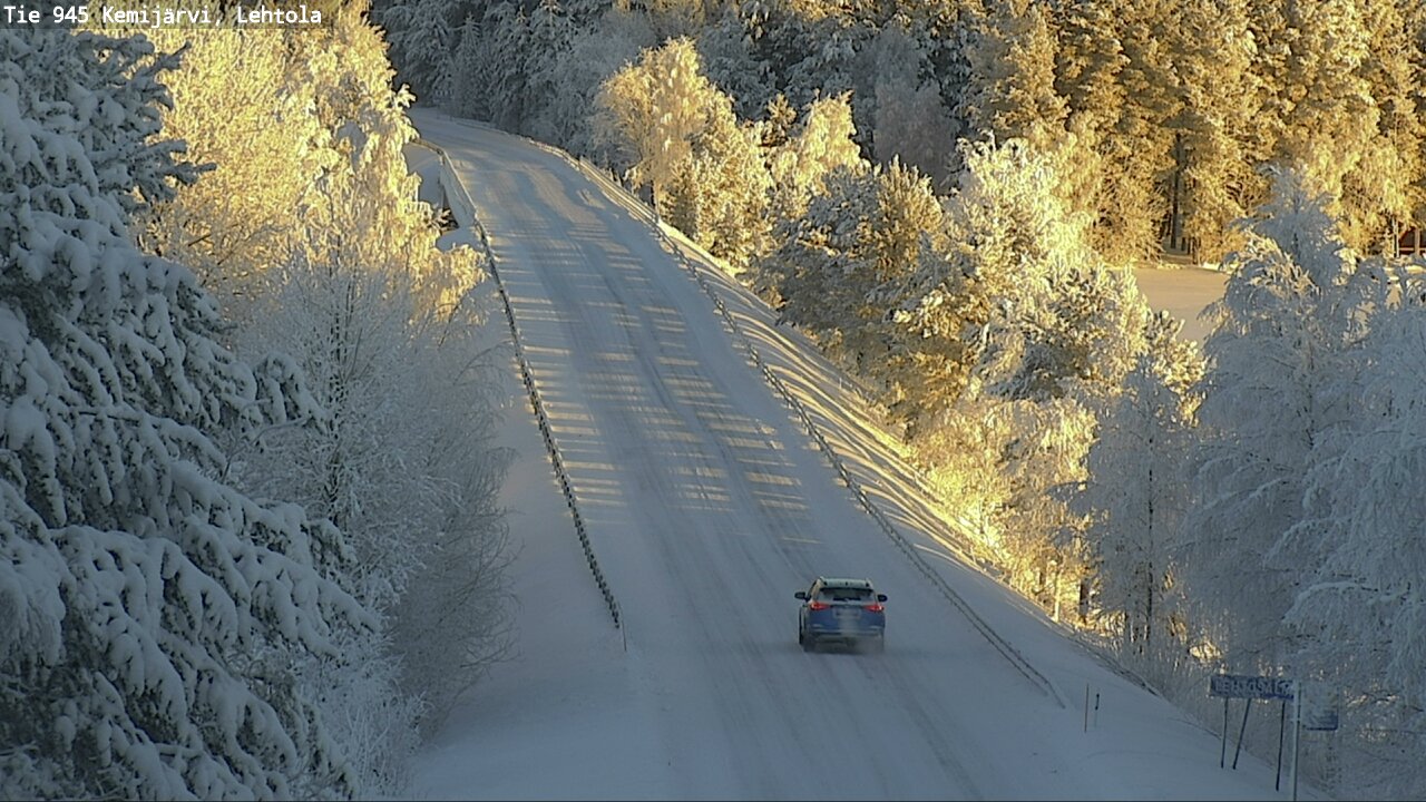 Kelikamerat Kuva Tie 945 Kemijärvi, Lehtola, Kemijärvi, Lappi