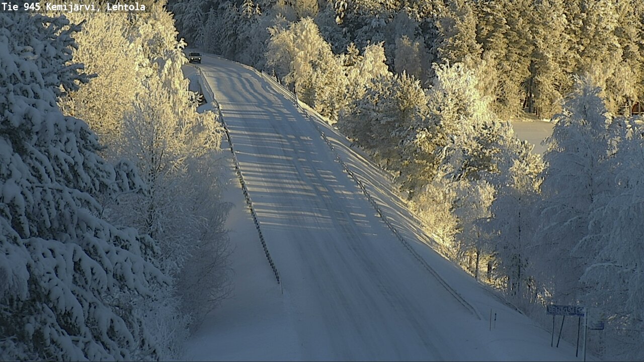 Kelikamerat Kuva Tie 945 Kemijärvi, Lehtola, Kemijärvi, Lappi