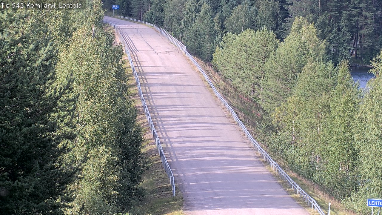 Weather Camera Image Väg 945 Kemijärvi, Lehtola, Kemijärvi, Lappi