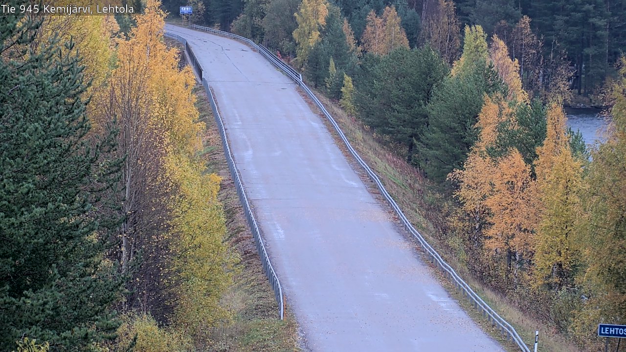 Kelikamerat Kuva Tie 945 Kemijärvi, Lehtola, Kemijärvi, Lappi