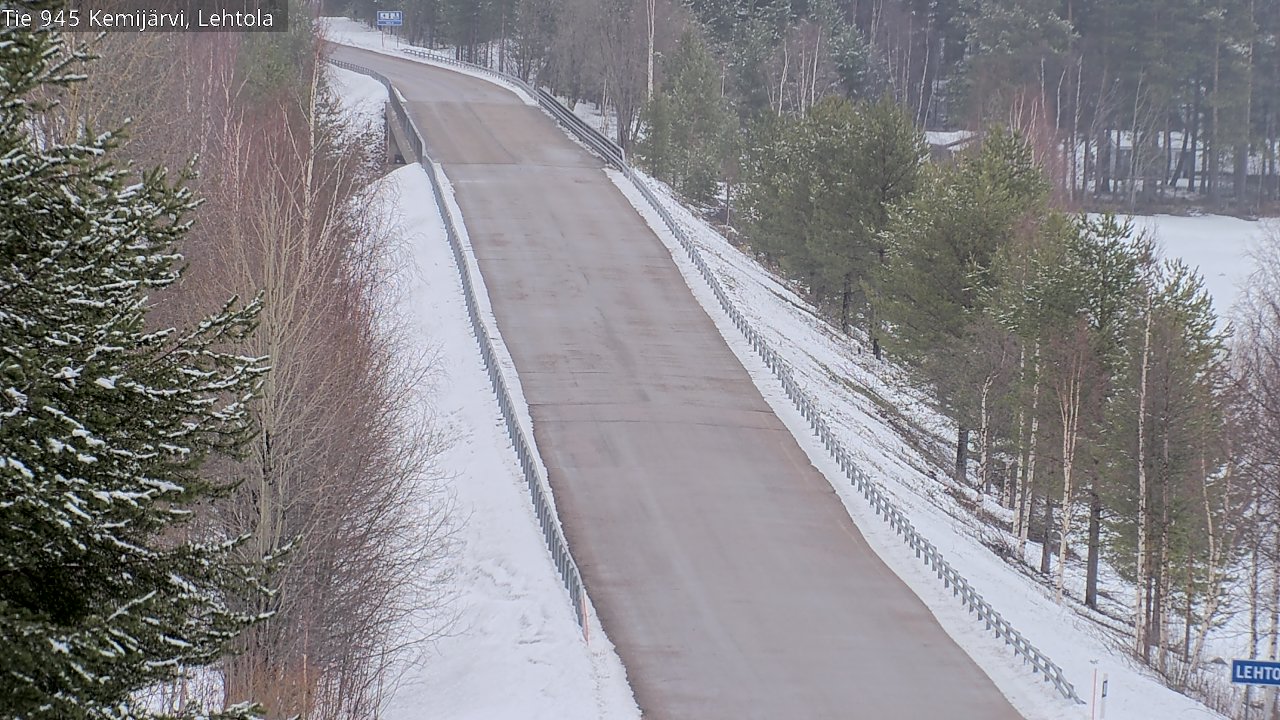 Kelikamerat Kuva Tie 945 Kemijärvi, Lehtola, Kemijärvi, Lappi