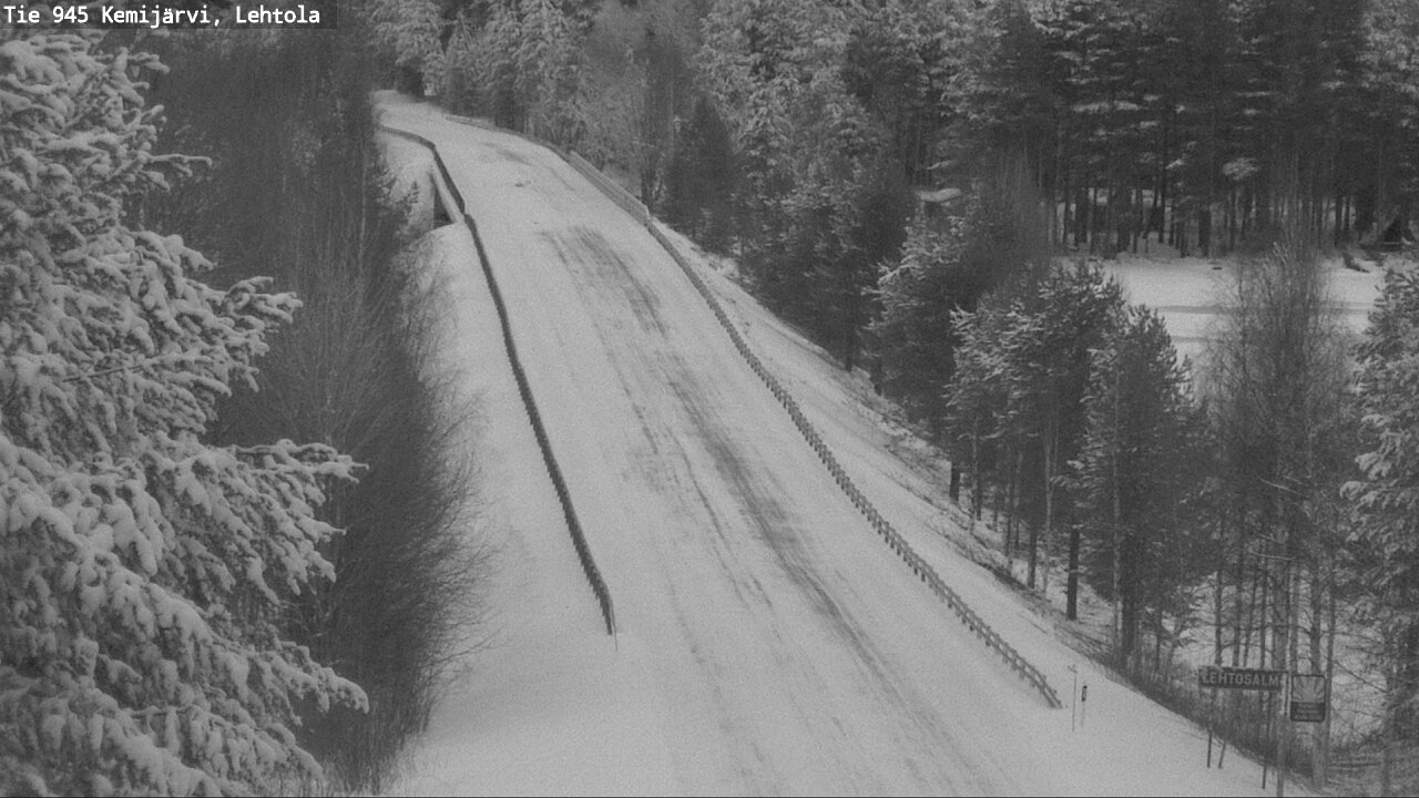 Kelikamerat Kuva Tie 945 Kemijärvi, Lehtola, Kemijärvi, Lappi